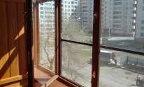 Балконная рама из дерева УралБалкон
