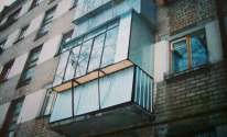 Металлическая балконная рама с выносом ИП Стихеев Ю.С