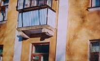 Металлическая балконная рама на маленькие балконы по размеру заказчика ИП Стихеев Ю.С