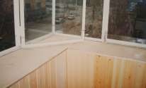 Обшивка балконов деревянными европанелями УралБалкон